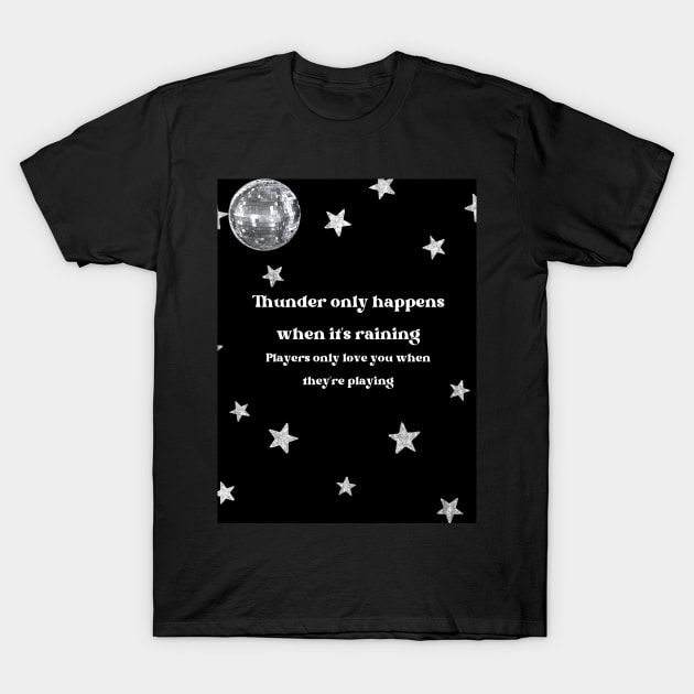 Dreams Lyrics T-Shirt by madiwestdal